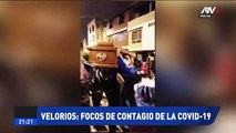 Sin respetar distanciamiento en pandemia: despiden a muertos en medio de la calle y entre balazos y cerveza