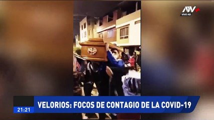 Sin respetar distanciamiento en pandemia: despiden a muertos en medio de la calle y entre balazos y cerveza
