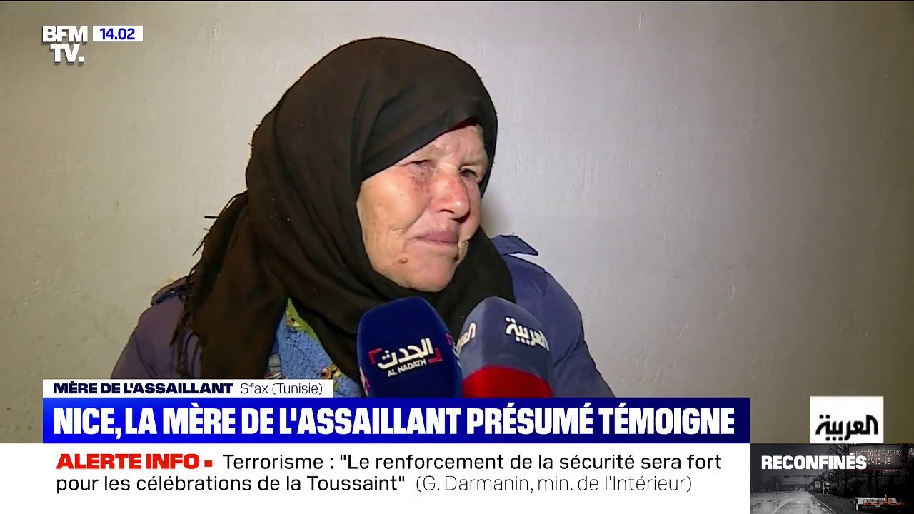 "Il ne sortait pas, il ne mélangeait pas avec les autres": la mère de l'auteur présumé de l'attentat de Nice témoigne