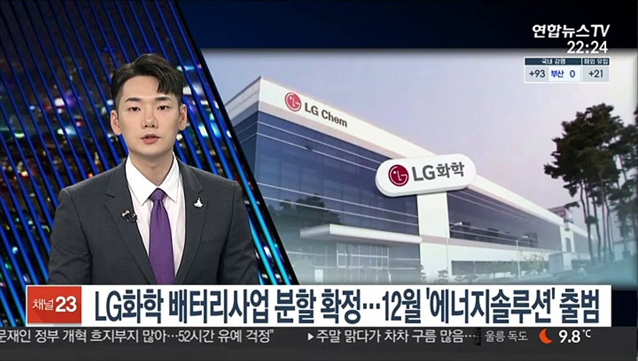 LG화학, 배터리사업 분할 확정…12월 '에너지솔루션' 출범