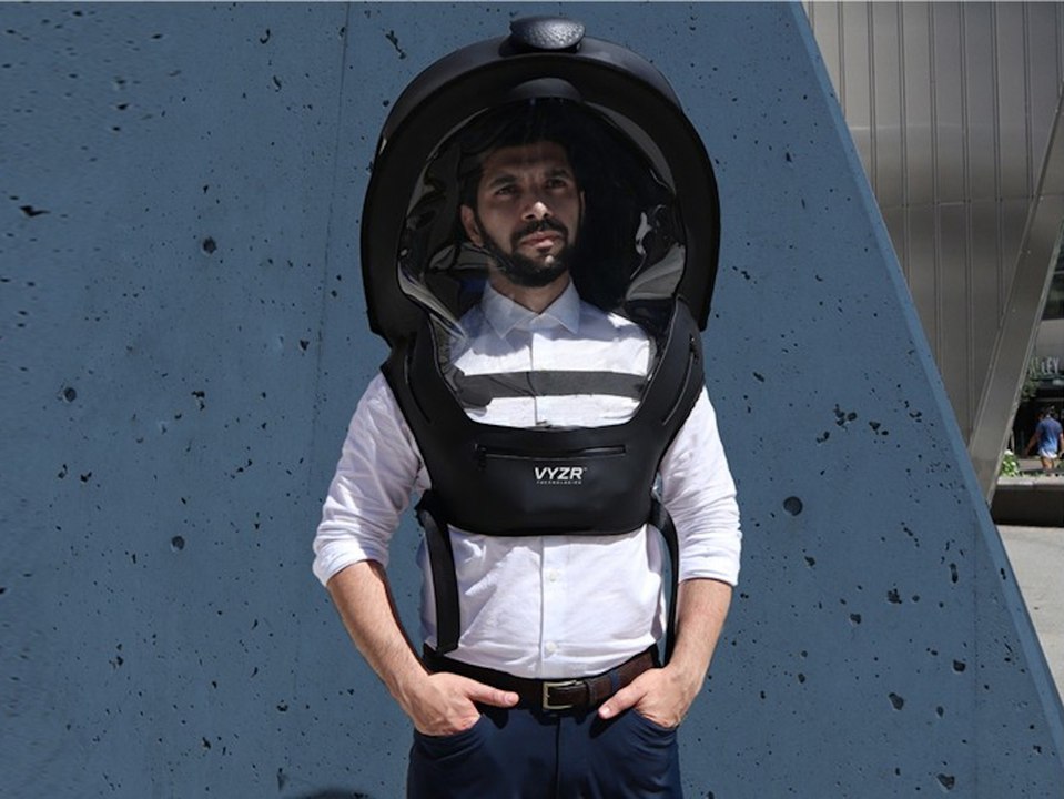 Statt Masken: Tragen wir bald diese Corona-Schutzhelme?