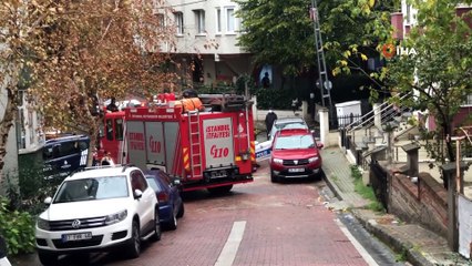 Avcılar’da  bir binada deprem sonrası çatlak oluştu