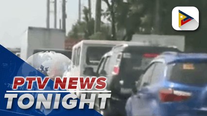 Cars lined up in RFID installation sites