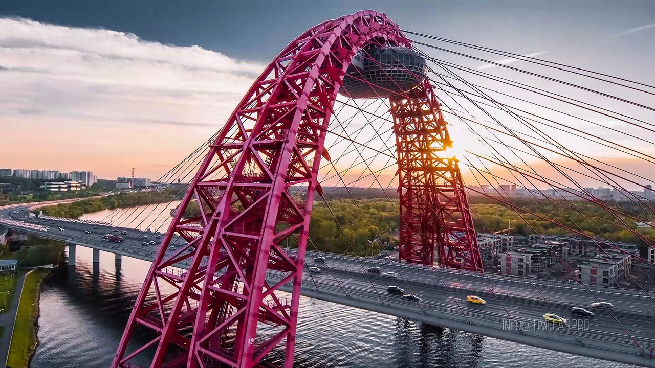 Moscow Russia Aerial Drone 5K Timelab.pro __ Москва Россия Аэросъемка