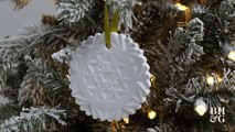 Stamped Clay Christmas Ornaments