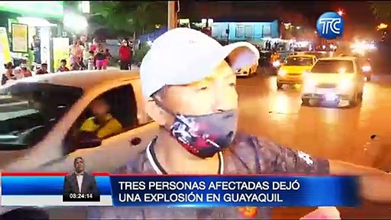 Tremenda explosi´ón en el  norte de Guayaquil