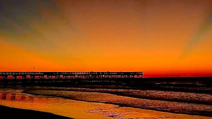 Stunning sunrise greets the early Halloween weekend