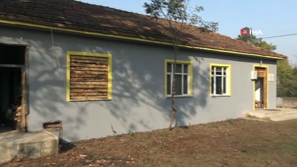 Harabe haldeki köy okulunu ‘köy evi’ yaptılar