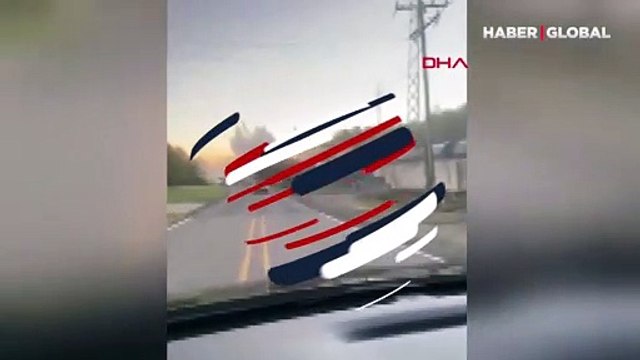 Kimyasal taşıyan yük treni böyle raydan çıktı