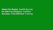 About For Books  IronFit Secrets for Half Iron-Distance Triathlon Success: Time-Efficient Training
