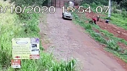 Furto na área rural é flagrado por câmeras de segurança