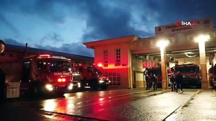 İstanbul İtfaiyesi İzmir’e doğru yola çıktı