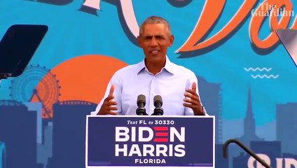 Obama mocks Trump- 'He’s jealous of Covid’s media coverage'