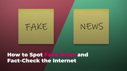 How to Spot Fake News and Fact-Check the Internet