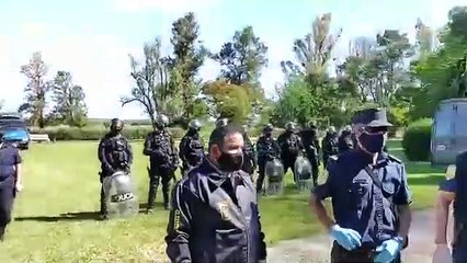 La interpelación de Dolores Etchevehere a la Policía antes de su detención