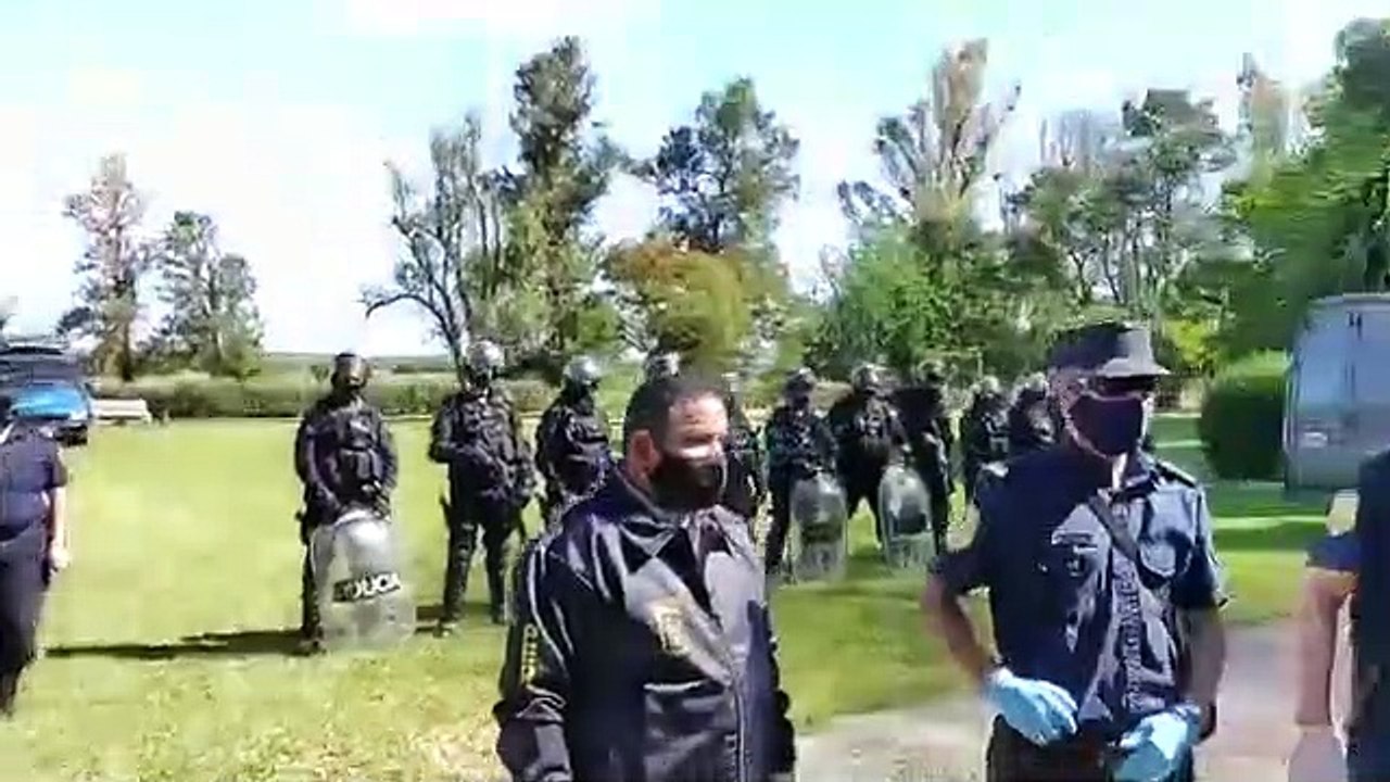 La interpelación de Dolores Etchevehere a la Policía antes de su detención