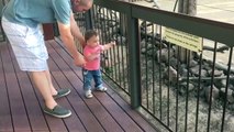 Sa fille ne veut pas partir du Zoo... Tellement drôle