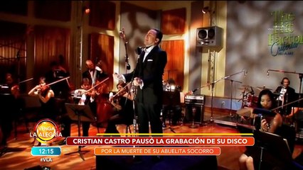 EXCLUSIVA. Carlos Macías nos dijo lo que pasa con el disco de Cristian Castro. | Venga La Alegría