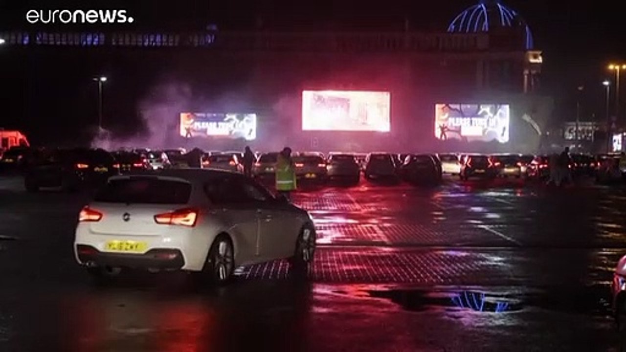 A Manchester, un drive-in peuplé de monstres et zombies... Parfait pour Halloween !