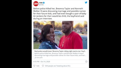 Breonna Taylor’s Boyfriend Kenneth Walker Sued By Trash Louisville Cop Jonathan Mattingly