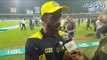 Meet Hassan Ali, After Peshawar Zalmi's victory against Lahore Qalandars - PSL 3 @ UrduPoint