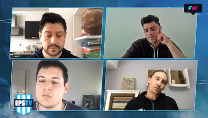 "Por ahora no me veo trabajando en Racing, estoy feliz acá"