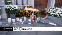 Nice pays tribute to victims of deadly knife attack