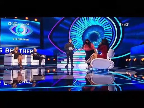 Big Brother: Αφροδίτη και Χριστίνα με μάσκες στο πλατό του ριάλιτι