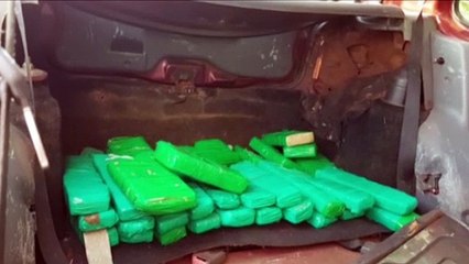 Guarda Municipal apreende carro com 35 tabletes de maconha no Bairro Canadá