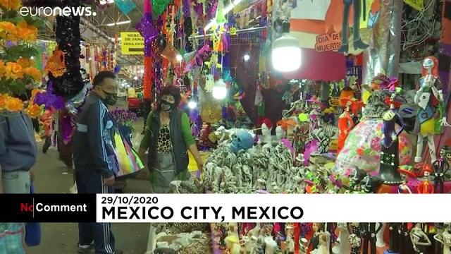 برگزاری جشن‌های «روز مردگان» در مکزیک در اوج شیوع ویروس کرونا