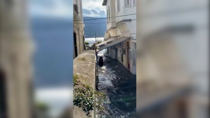 Gran tsumani en Grecia tras el terremoto en el Egeo