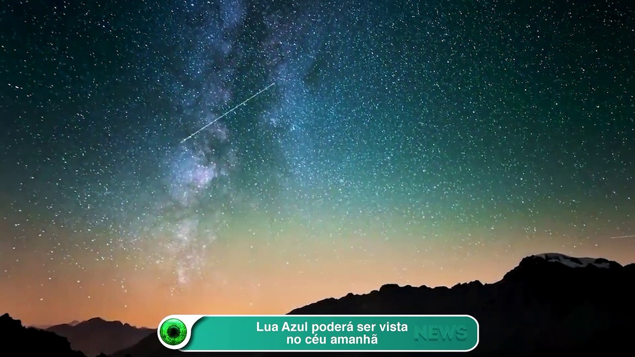 Lua Azul poderá ser vista no céu amanhã