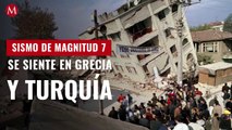 Sismo de magnitud 7 se siente en Grecia y Turquía; activan alerta de tsunami