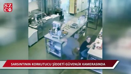 İşte deprem anı...