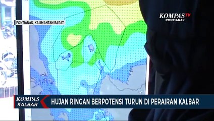 BMKG Prediksi Hujan Ringan akan Guyur Wilayah Perairan Kalbar