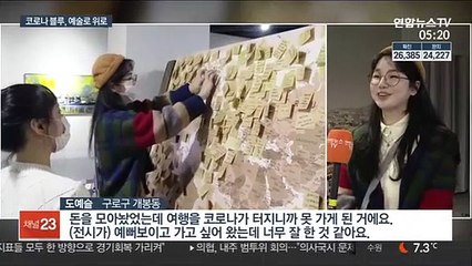 미술관에서 해외 여행을?…예술로 '마음 방역'