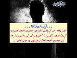 Kids Urdu Story: Ek Rat Ki Namaz, ek chor Hazrat Ahmad Khizrvia k ghar mein ghus aya...