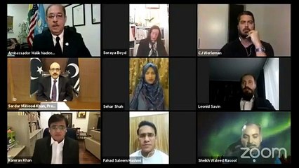 Pakistan meeting hacked live | Jai shree Ram song baj rha pakistan meeting mein 