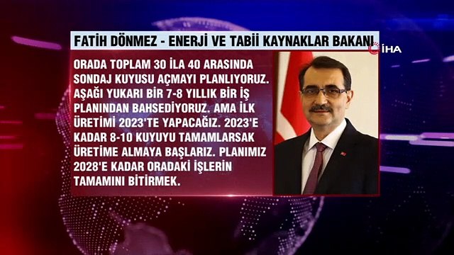Bakan Dönmez müjdeyi verdi: Kanuni Ocak ayında aktif olarak çalışmaya başlar