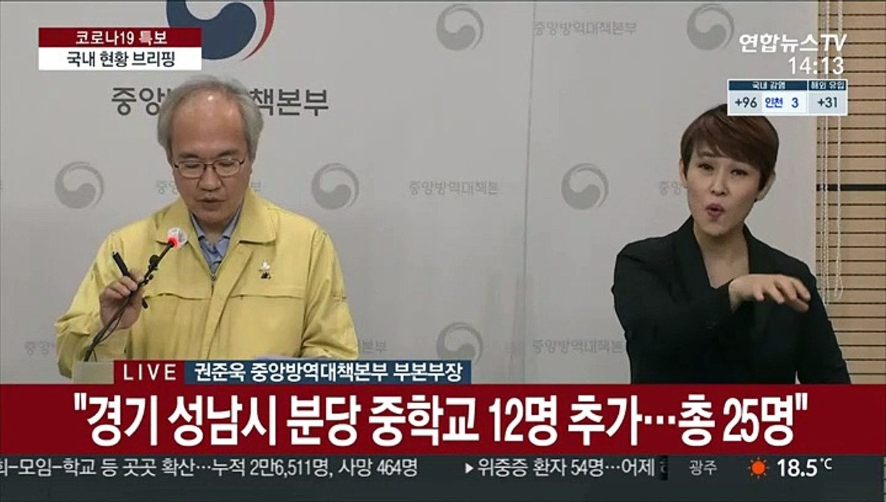 [현장연결] 중앙방역대책본부, 코로나19 현황 브리핑