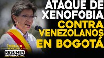 Ataque de xenofobia contra venezolanos en Bogotá |  NOTICIAS VENEZUELA HOY octubre 31 2020