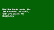 About For Books  Avatar: The Last Airbender: The Search, Part 1 (The Search, #1)  Best Sellers