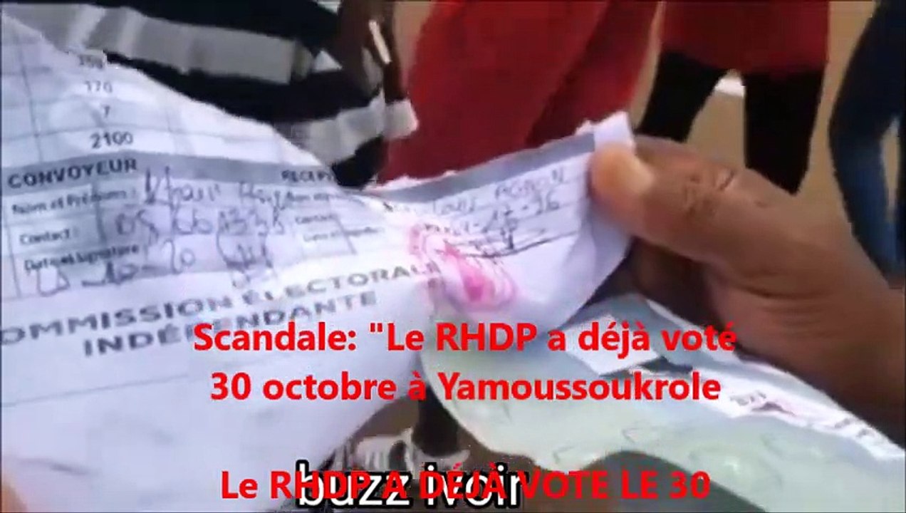 Le RHDP A DÉJÀ VOTE LE 30 OCTOBRE 2020 A YAMOUSSOUKRO