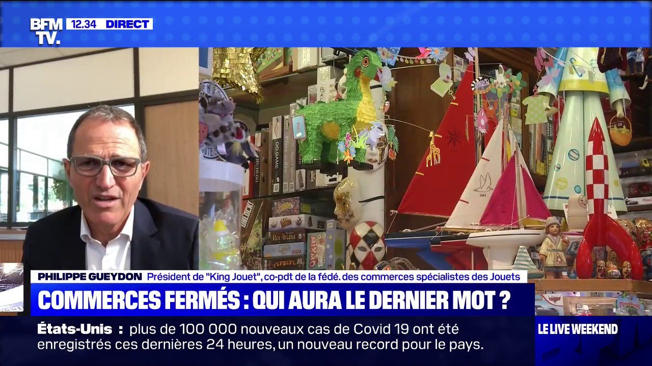 Le président de "King Jouet" demande la fermeture des rayons de jouets dans  les grandes surfaces - Vidéo Dailymotion