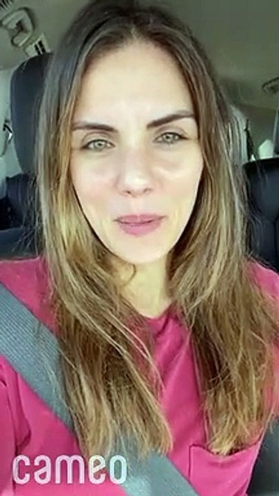 Elizabeth Saint With Birthday Wishes For Me