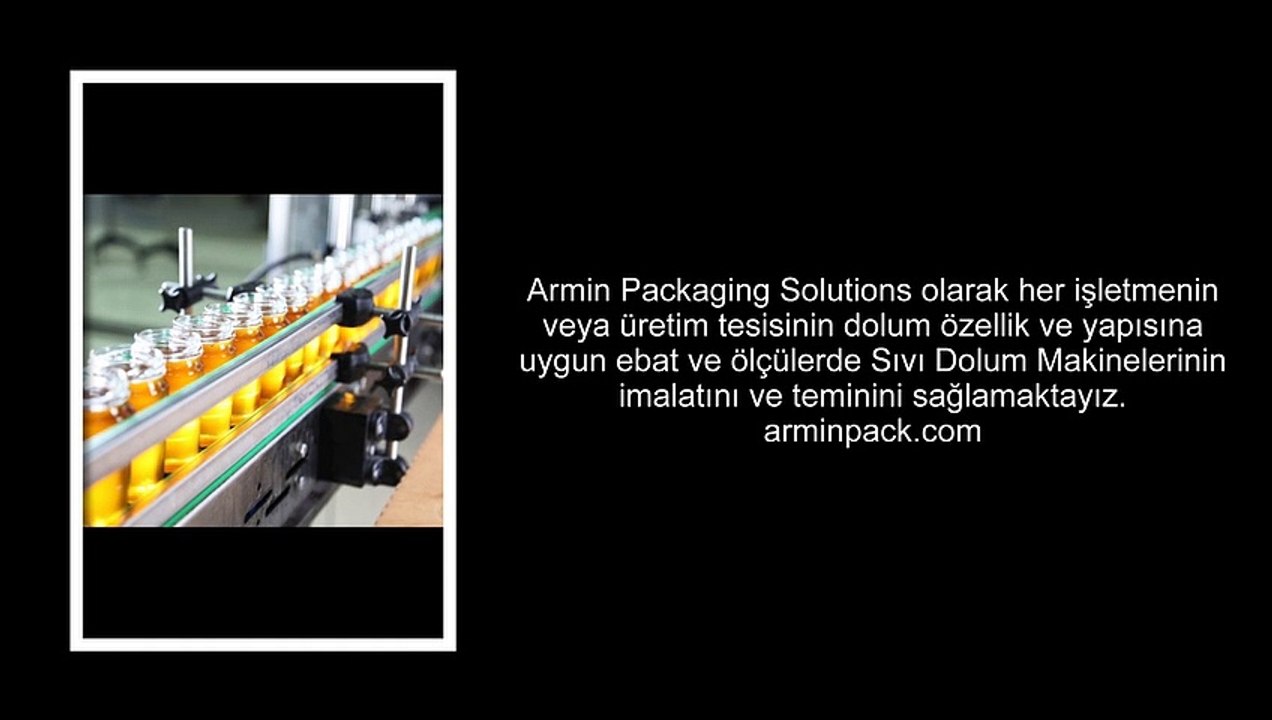 Sıvı Dolum Makinası İmalatı