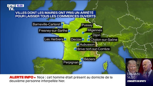Confinement: des maires se rebellent en prenant des arrêtés pour ouvrir les commerces