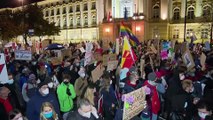 Watch: Thousands of women's rights activists gather to protest Poland's near abortion ban