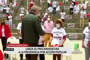 Alfredo Barnechea presentó su plancha presidencial para las elecciones internas de AP