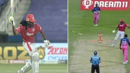 Download Video: IPL 2020,KXIP vs RR : Chris Gayle Fined 10% Of His Match Fee, Here's The Reason